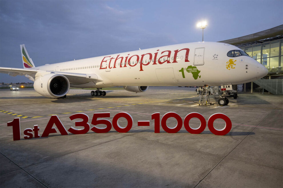 Entrega en Toulouse del primer Airbus A350-1000 de Ethiopian Airlines.