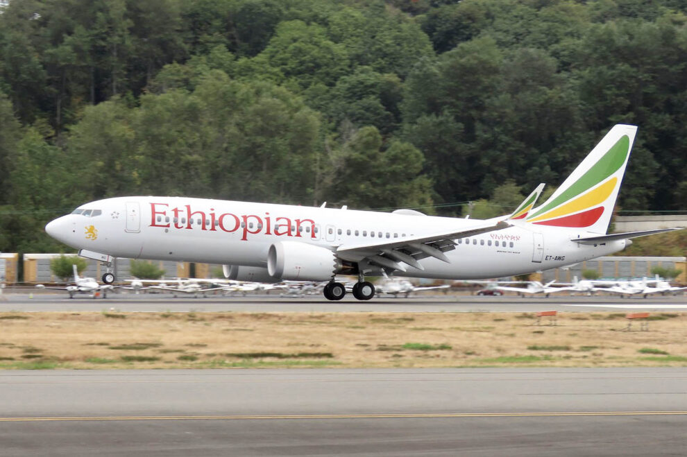 Uno de los 22 Boeing 737-8 que opera actualmente Ethiopian Airlines.