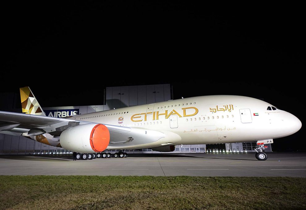 Airbus A380 de Etihad.