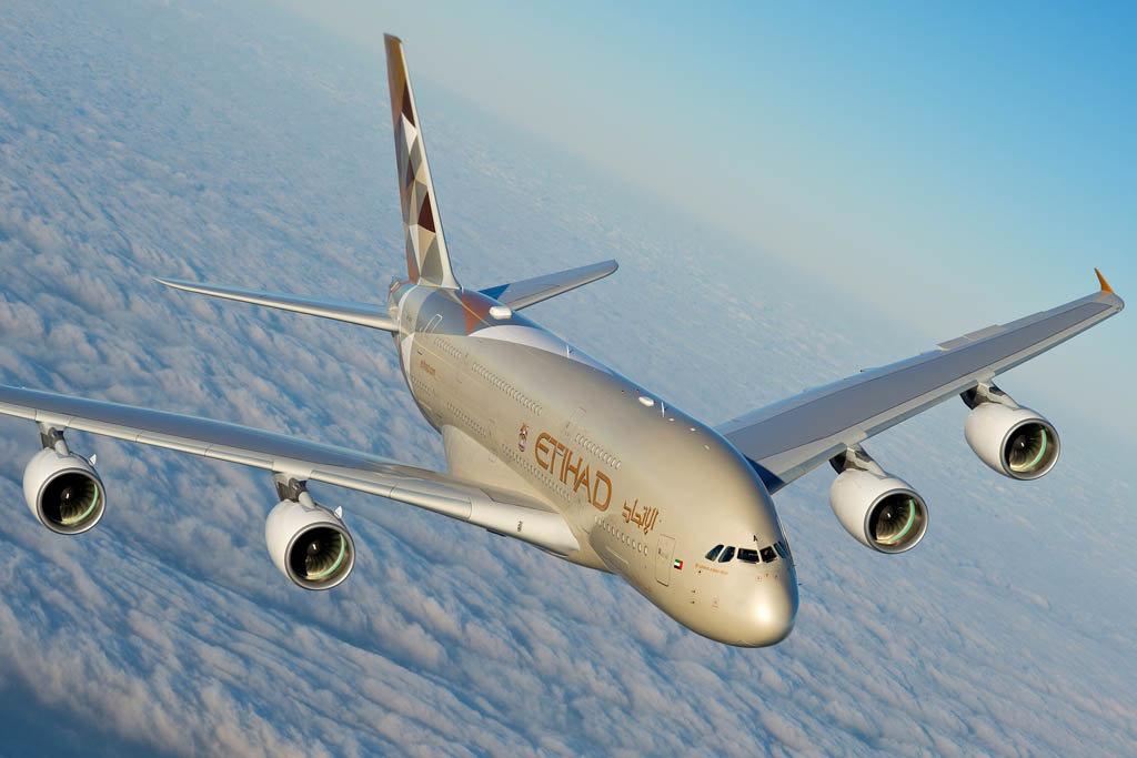 Airbus A380 de Etihad Airways