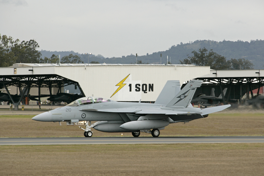 F/A.18E entregado en 2010 por Boeing a la Fuerza Aérea de Australia