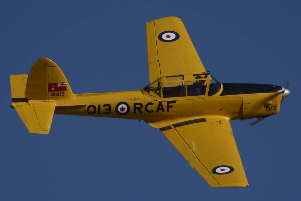 Entrenador en tandem De Havilland Canada DHC-1 Chipmunk.