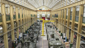 La Fábrica de Armamento de Trubia, hoy deidcada al montaje del blindado 8x8 para el Ejércto del Air español, es la instalación productiba de equipos militares más antigua de Asturias.