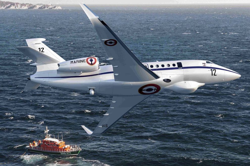 Los Falcon 2000 de la Marina francesa serán los primeros Falcon que se construirán fuera del país.