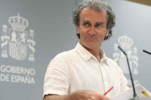 Fernando Simón durante una de sus comparecencias ante la prensa por la crisis del COVID-19.