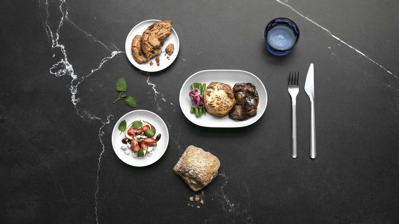 Nuevos menús de hasta seis platos para la nueva business de largo radio de Finnair.