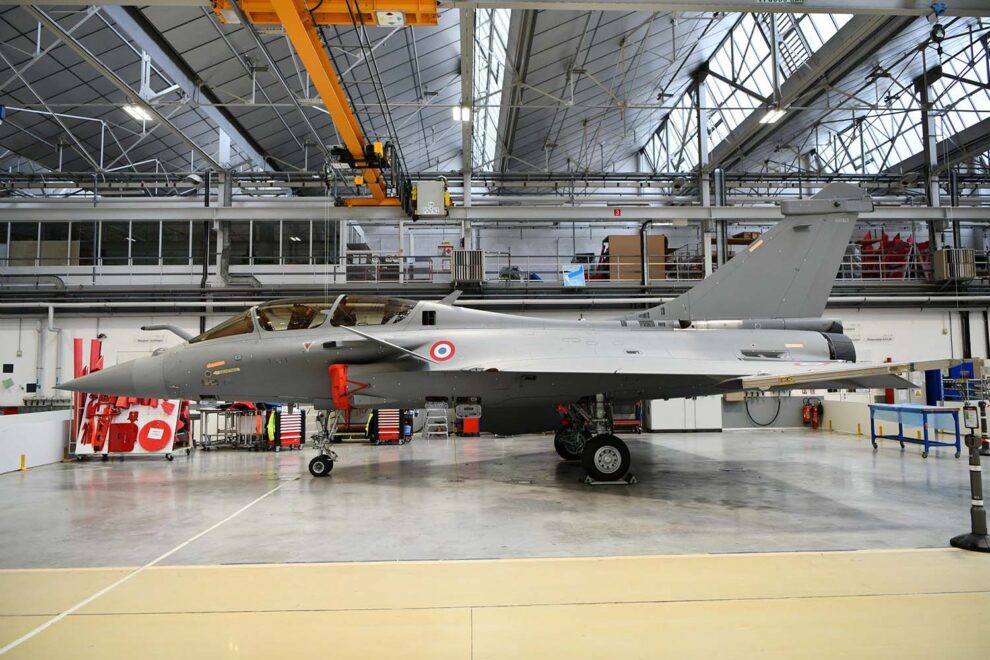 El nuevo Dassault Rafale entregado al Ejército del Aire francés.