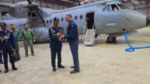 Fotografía de la Fuerza Aérea de Nigeria de la visita al Ala 35 del Ejército del Aire como parte de su interés por comprar el C295.