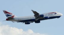 El Boeing 747-400 GCIVW depsegando de Londres Heathrow en 2018.