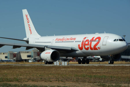 A330MRTT de la RAF (propiedad de Air Tanker), operando para Jet2.