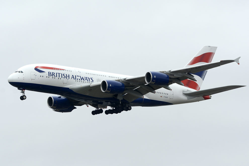 El segundo de los A380 de British Airways que llegará a Barajas.