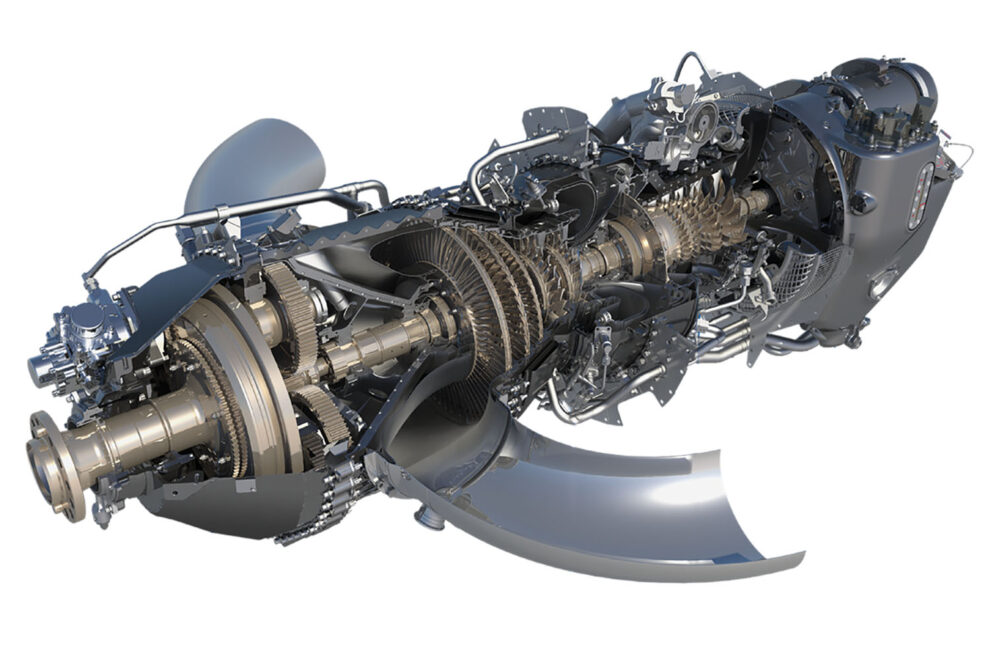 Configuración interna del GE Aerospace Catalyst.