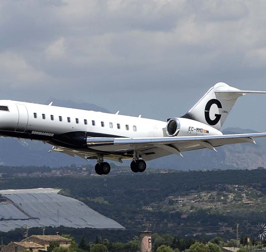 Bombardier Global 6000 EC-MMD, uno de los aviones en la flota de Gestair.