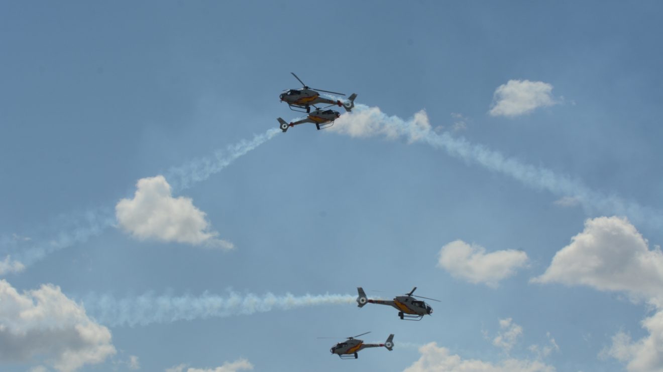 Al igual que sus compañeros de Águila, los pilotos de Aspa son instructores, en este caso en el Ala 78 en la base aérea de Armilla.