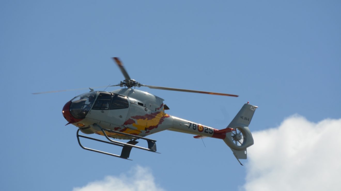 Los EC120 de la Patrulla Aspa son los helicópteros con los que los futuros pilotos de helicóptero del Ejército del Aire empiezan su instrucción.