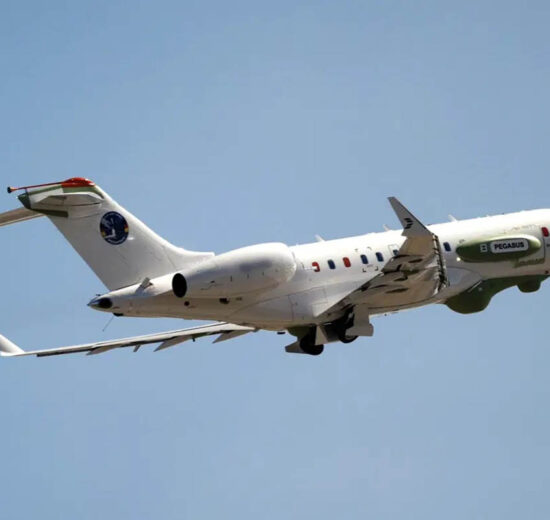 Pegasus, nuevo avión de inteligencia de señales de Alemania basado en el Bombardier Global 6000.