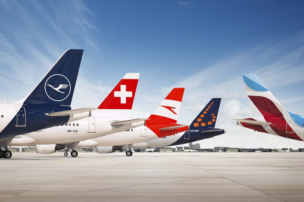 Aviones de las aerolíneas del Grupo Lufthansa.