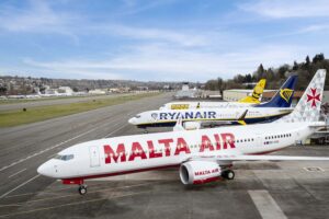 Ryanair ha recibido ya cuatro Boeing 737 MAX con sus colores y uno con los de Malta Air de un pedido de 210 unidades.