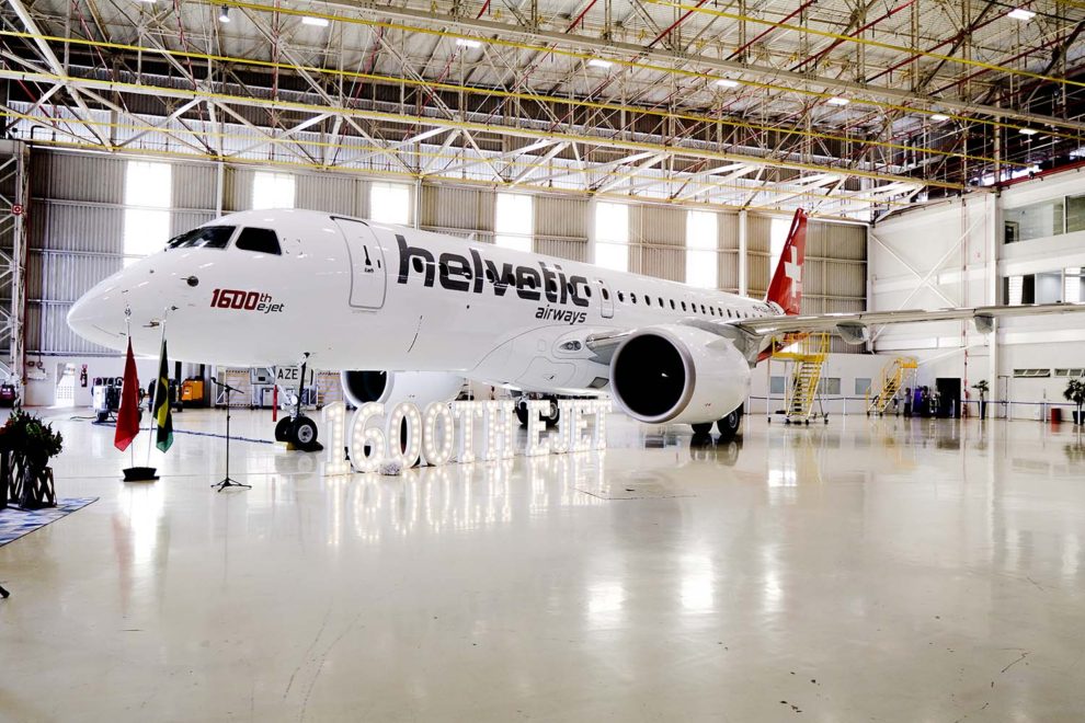 Entrega a Helvetic de su nuevo Embraer E-Jet-E2.q