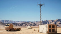 El radar pasivo Hensoldt Twinsvis puede instalarse tanto en un contenedor como en un vehículo.