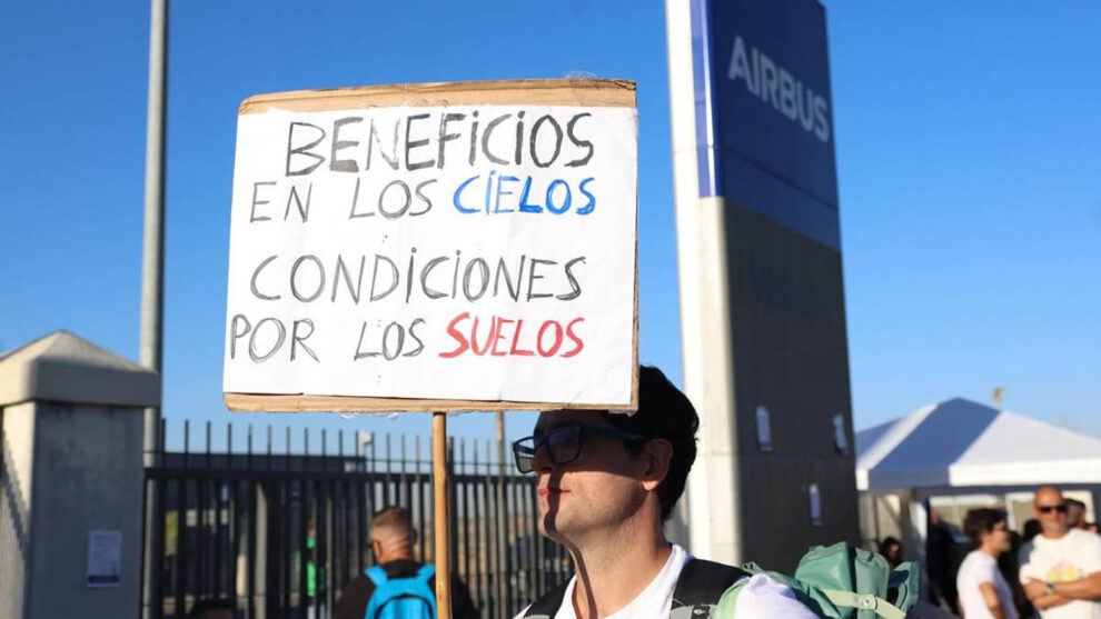 El ministerio de Industria decide mediar en la huelga de Airbus España.