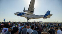 Trabajadores de Airbus en Sevilla durante la huelga.