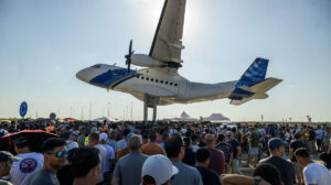 Trabajadores de Airbus en Sevilla durante la huelga.