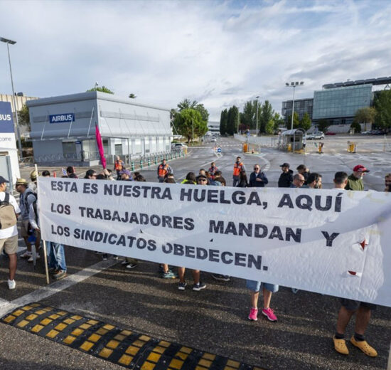 Los sindicatos decide "pausar" la huelga en Airbus España.