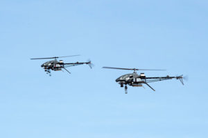 Drones desarrollados por Alpha Unmanned Systems conrtrolados por MultiFlyer de IAI.