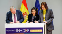 Frima a cargo de los ministros Hereu, Robles y Morant del programa IN+DEF.