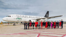 Airbus A320 de ITA Airways con la decoración de Star Alliance y TCP de 23 de las aerolíneas de esta alianza.