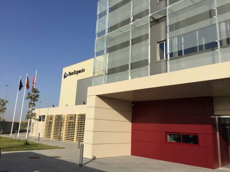 Edificio que alberga las nuevas instalaciones de IberEspacio en Torrejón de Ardoz.