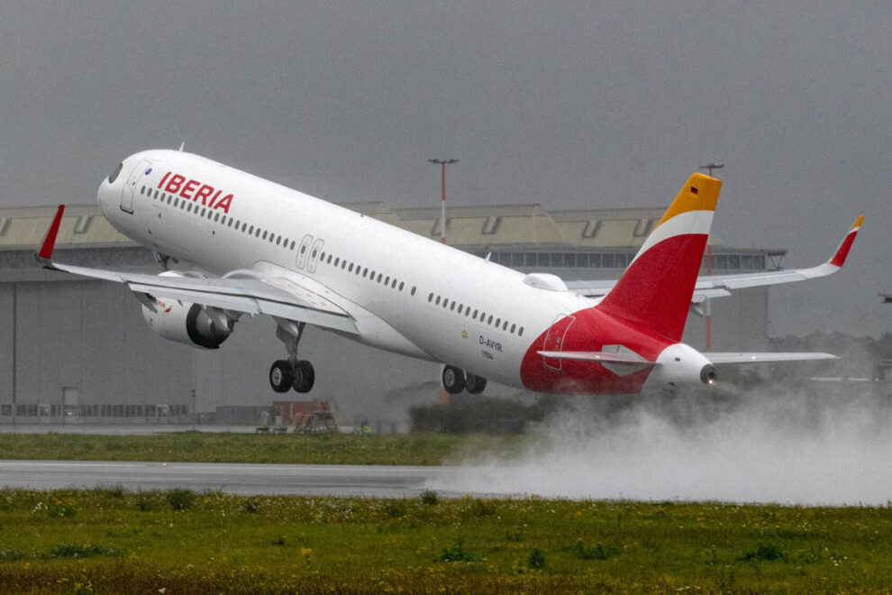 Vuelo de prueba del primer Airbus A321XLR de Iberia.