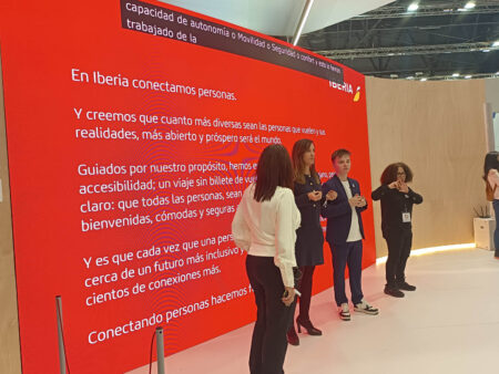 Presentación en FITUR de la nueva APP de Iberia.