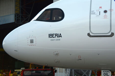 Iberia bautizará sus A321XLR con sus logotipos históoricos.