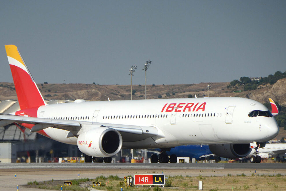 Desde IAG señalan que el crecimiento de Iberia en 204 se debe principalmente a la llegada de nuevos Airbus A350.