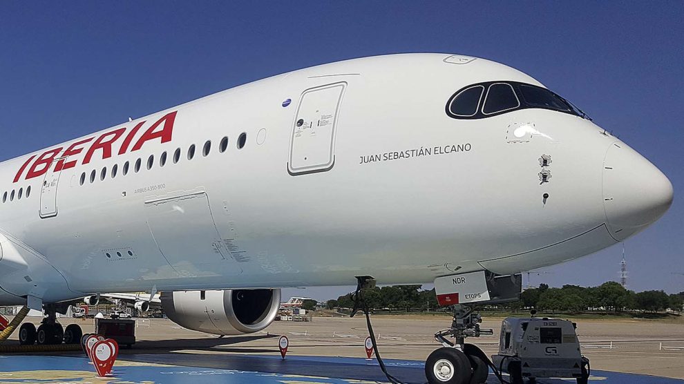 Iberia tiene pedidos 20 Airbus A350-900, de los que ya ha recibido cinco, y con los que irá sustituyendo sus A340.