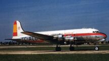 Iberia Douglas DC-4, el rpimer avión de largo radio de Iberia.