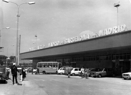 La terminal del Puente Aéreo en Barajas, después terminal Norte, y finalmente demolkida para hacer sitio a la T3.