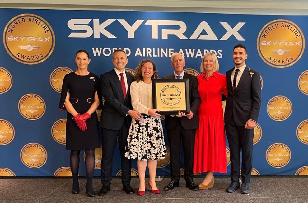 Entrega a Iberia de su premio Skytrax.