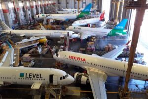 Instlaciones de Iberia en La Muñoza.