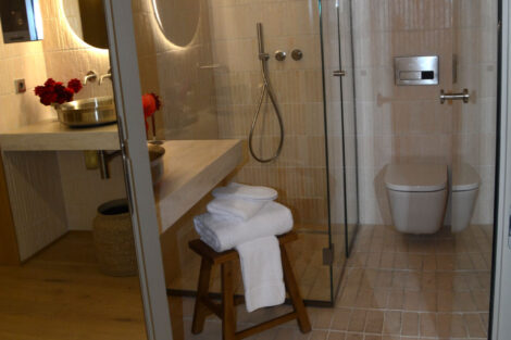 Duchas de la sala VIP Sorolla.