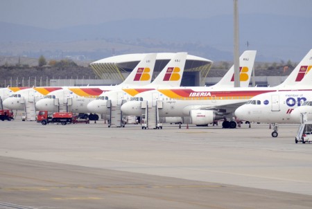 aviones de Iberia en Barajas