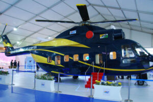 Modelo escala real del Indian Multi-Role Helicopter.