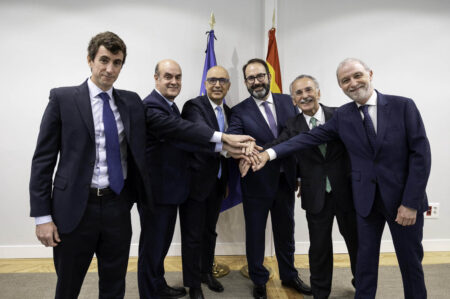 Los máximos responsables de las empresas españolas que piden estar junto a Alemania en el NGF.
