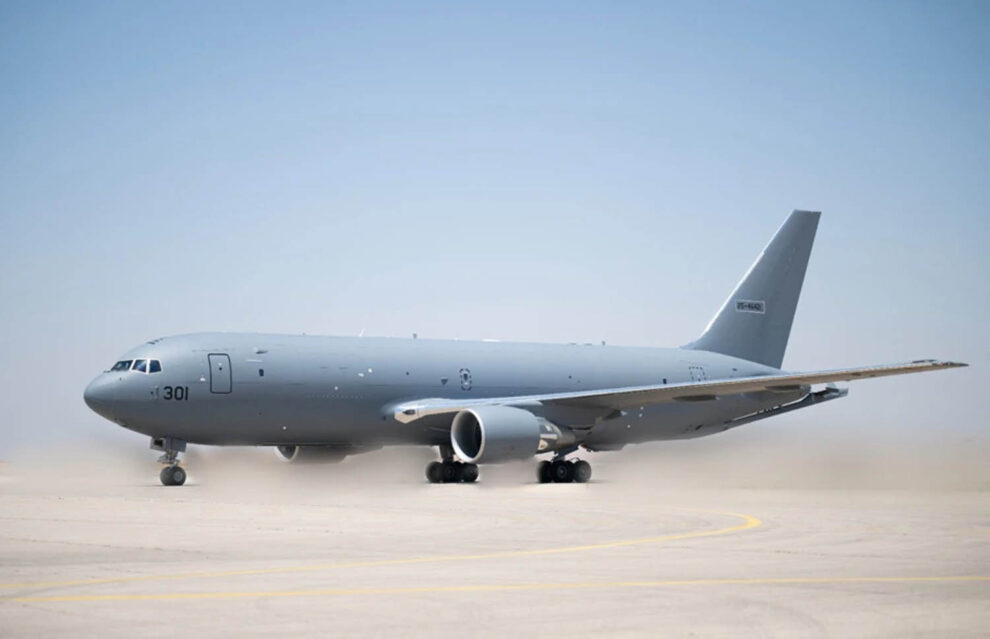LLegada a Israel del primero de seis Boeing KC-46i.