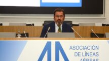 Javier Gándara drante la presentación de las previsiones de ALA para el invierno 2024/2025.