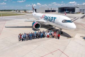 Entrega a Jetsmart del Airbus A320neo producido en Mobile.