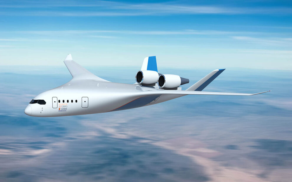 Nueva configiración aerodinámica del JetZero Z4,