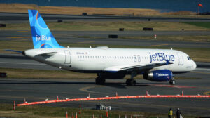 Airbus A320 de Jetblue similar al que sufrió el incidente.
